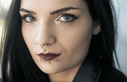 Medusa Piercing Aftercare & Healing | Philtrum Piercing