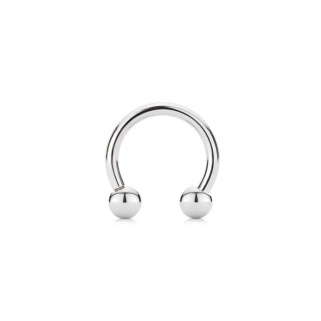 Stainless Steel Circular Barbells Externally Threaded (18 gauge - 00 gauge)