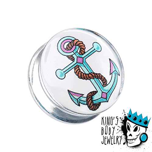 Clear Anchor Plugs (2 gauge - 1 inch)