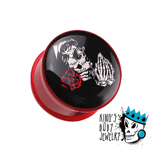 Praying Dead Girl Plugs (2 gauge - 1 inch)