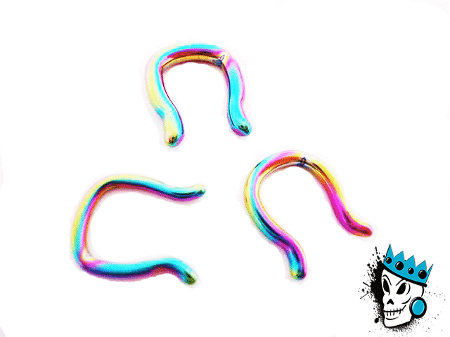 Multicolor Septum Retainers (16 gauge - 10 gauge)