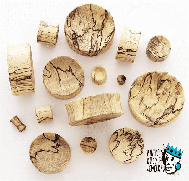 Tamarind Wood Concave Plugs (8 gauge - 1 1/16 inch)