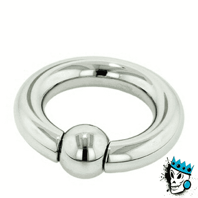 Stainless Steel Captive Bead Rings (20 gauge - 00 gauge)