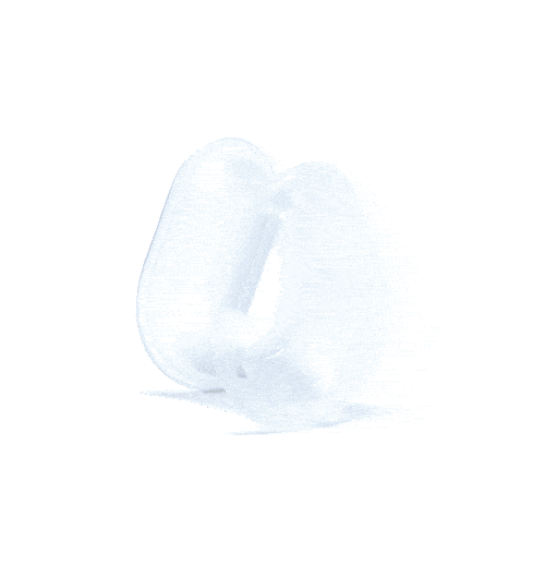 Clear KAOS Silicone Hydra Teardrop Eyelets (00 gauge - 2 inch)