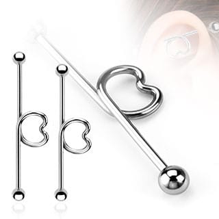 Heart Industrial Barbell (14 gauge)