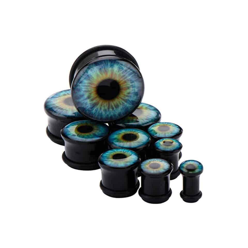Eyeball Plugs (0 gauge - 1 inch)