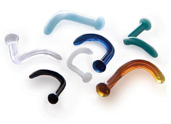 Gorilla Glass Nostril Screws (18 gauge - 14 gauge)