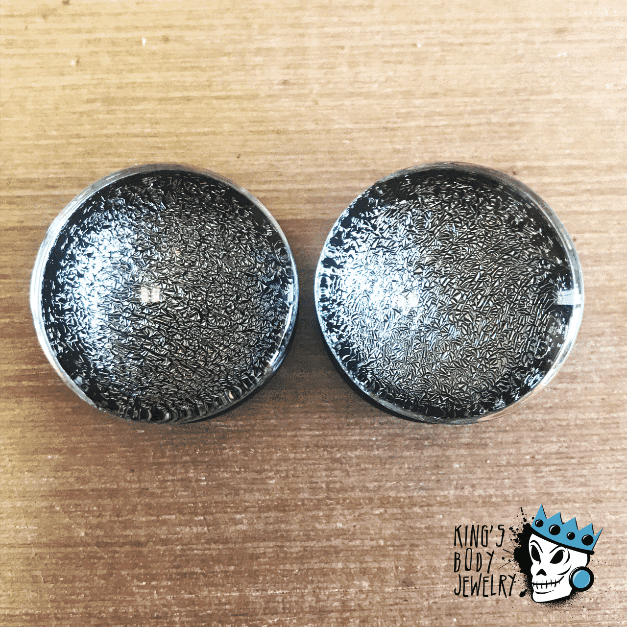 Gorilla Glass Dichroic Diamond Plugs (2 gauge - 1 inch)
