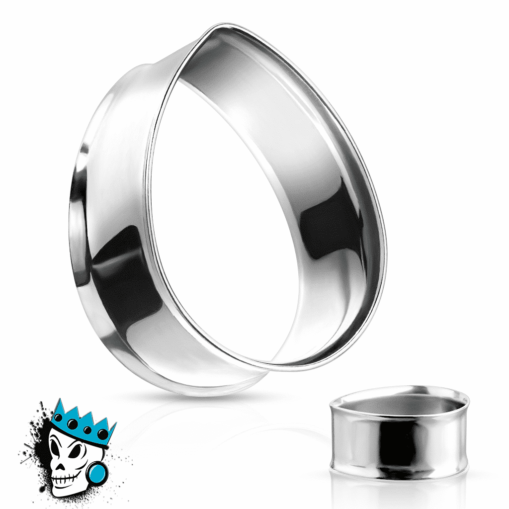 Stainless Steel Teardrop Tunnels (2 gauge - 1 inch)