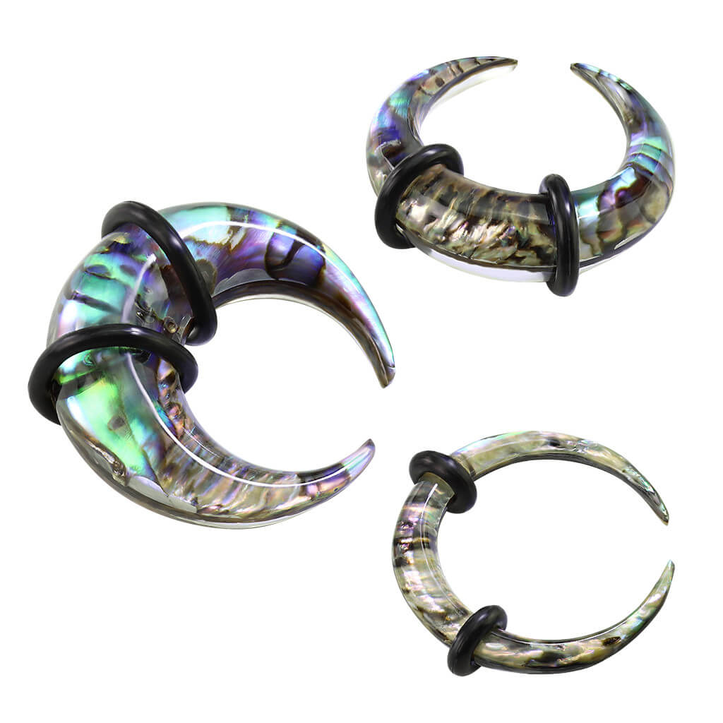Abalone Shell Pinchers (8 gauge - 00 gauge)