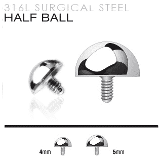 Dome Micro Dermal Top (14 gauge)