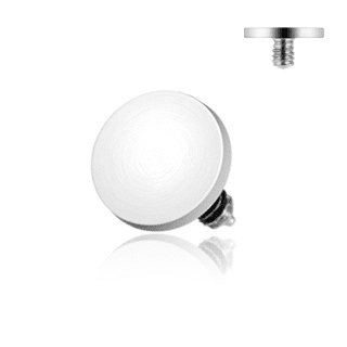 Round Flat Disc Micro Dermal Top (14 gauge)