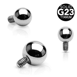 Titanium Ball Micro Dermal Top (14 gauge)