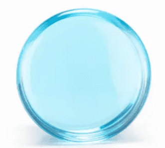 Aqua Single Flare Glass Plugs (8 gauge - 1 inch)