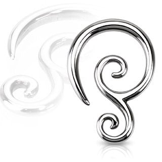 Stainless Steel Double Swirl (14 gauge - 0 gauge)