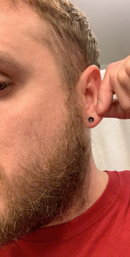 Black Steel Internal Threaded Eyelets (10 gauge - 1 inch)