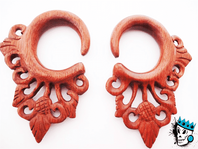 Diablo Organics Blood Wood Luve Hooks (8 gauge - 1/2 inch)