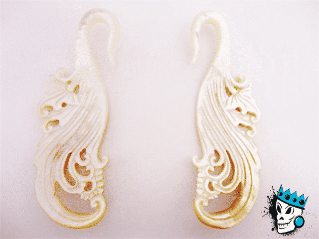 Diablo Organics Mother of Pearl Grappa Hooks (12 gauge - 10 gauge)