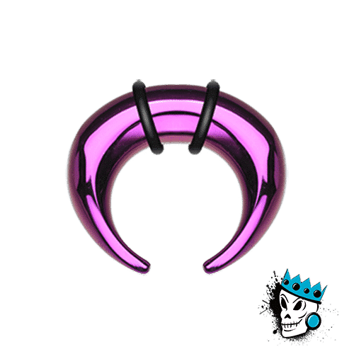 Purple Anodized Stainless Steel Pinchers (14 gauge - 0 gauge)