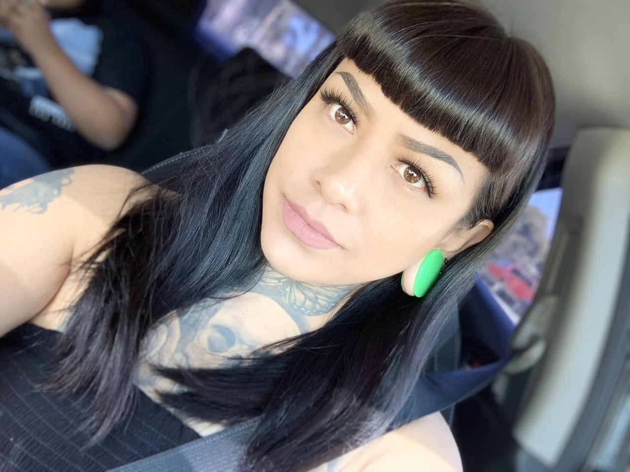 Green Acrylic Double Flare Plugs (10 gauge - 2 inch)