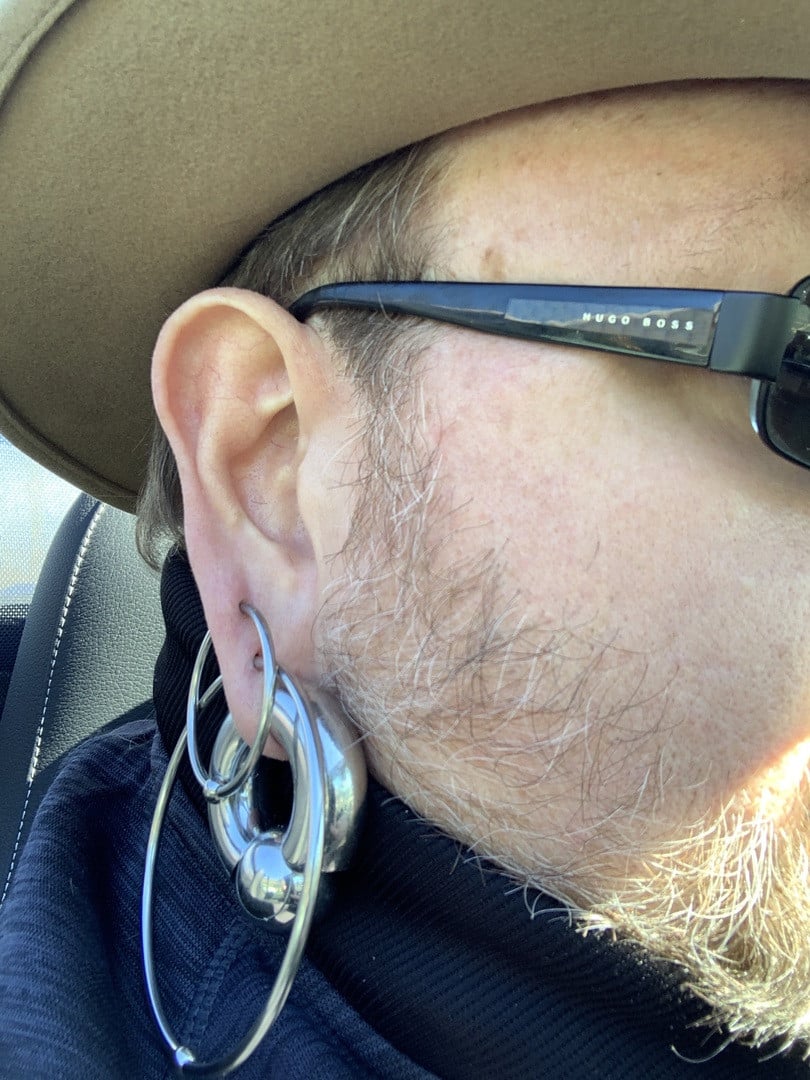 HUGE DIAMETER Steel Captive Bead Rings (10 gauge - 6 gauge)