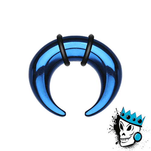 Blue Anodized Stainless Steel Pinchers (14 gauge -0 gauge)