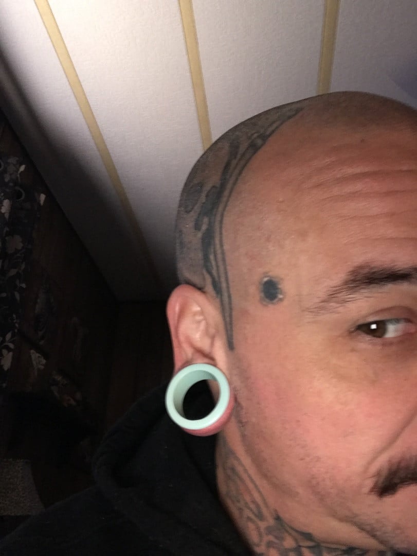 Teal Silicone Tunnels (2 gauge - 2 inch)