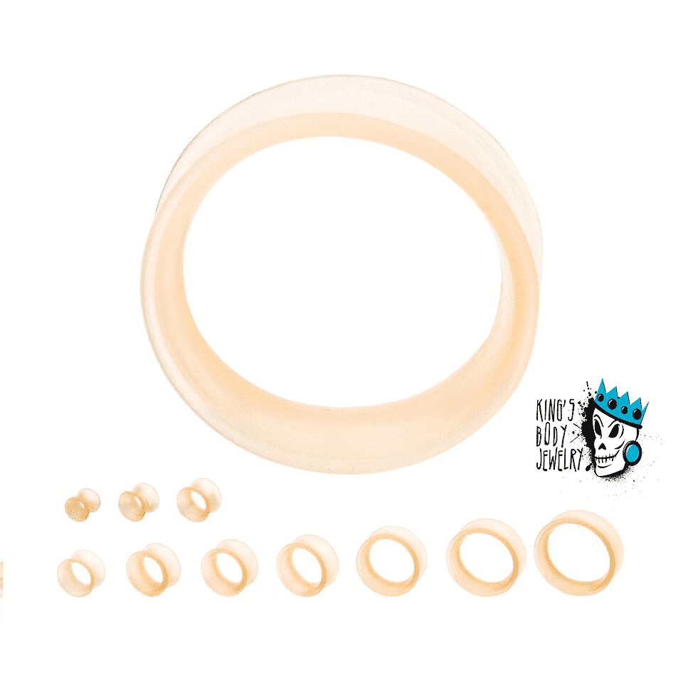 Pale Peach Skin Eyelets (2 gauge - 1 inch)
