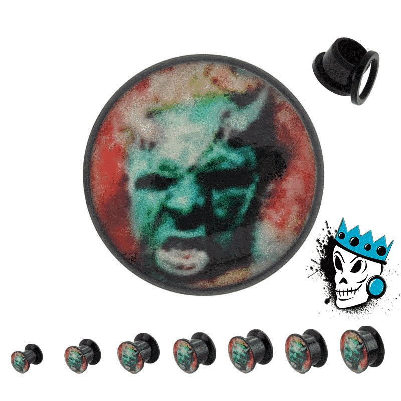 Horror Demon Flesh Tunnels (2 gauge - 9/16 inch)