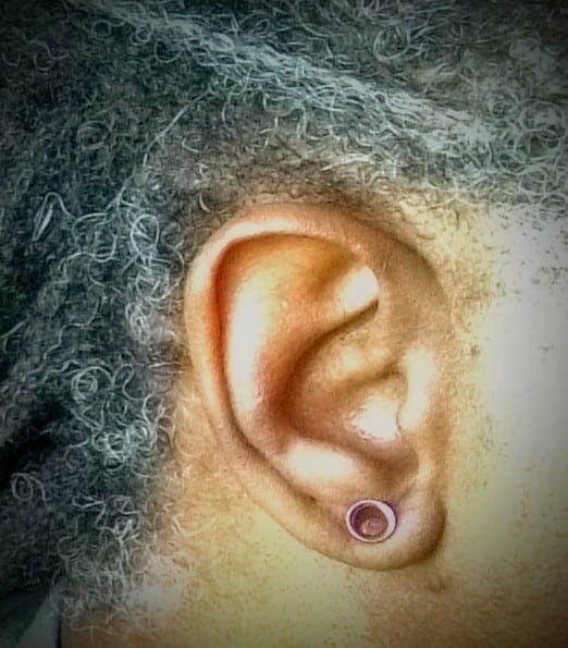 Purple Steel Single Flare Tunnels (10 gauge - 1/2 inch)