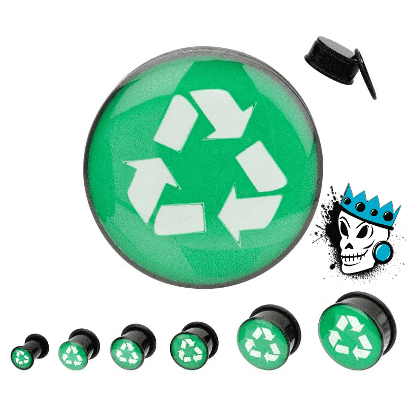 Recycle Plugs (00 gauge - 7/8 inch)