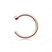 Rose Gold Nostril Ring (20 gauge - 18 gauge)