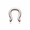 Rose Gold Septum Retainer (16 gauge - 10 gauge)
