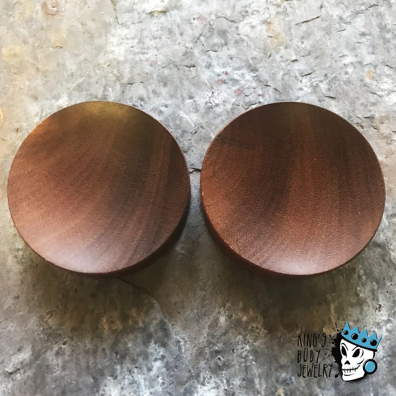 Sawo Wood Concave Plugs (1 inch - 2 inch)
