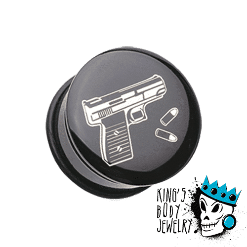 Gun & Bullets Plugs (7/8 inch)
