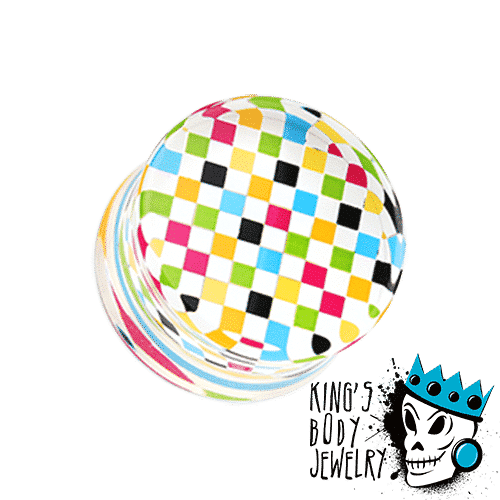 Multi Color Checker Plugs (7/8 inch)