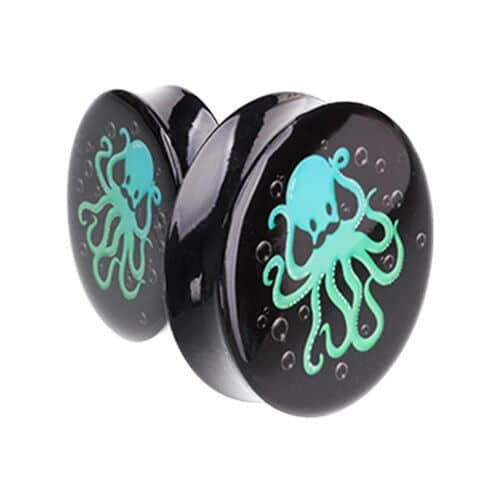 Mustache Octopus Plugs (1 & 3/8 inch - 2 inch)
