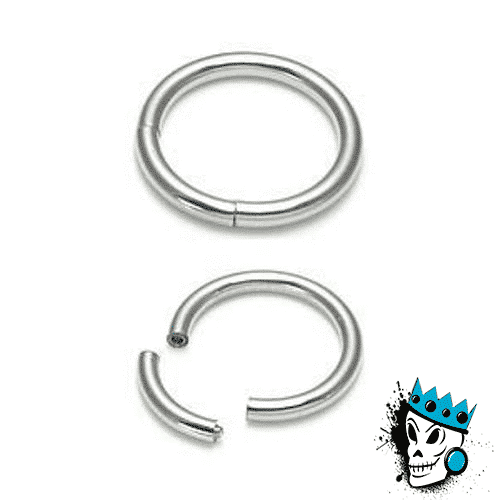 Seamless Titanium Segment rings (18 gauge - 14 gauge)