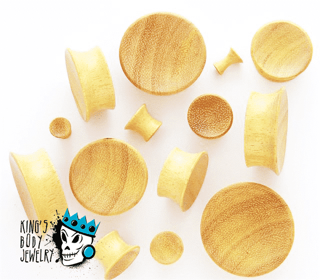 Jackfruit Wood Mayan Flare Plugs (4 gauge - 12 mm )