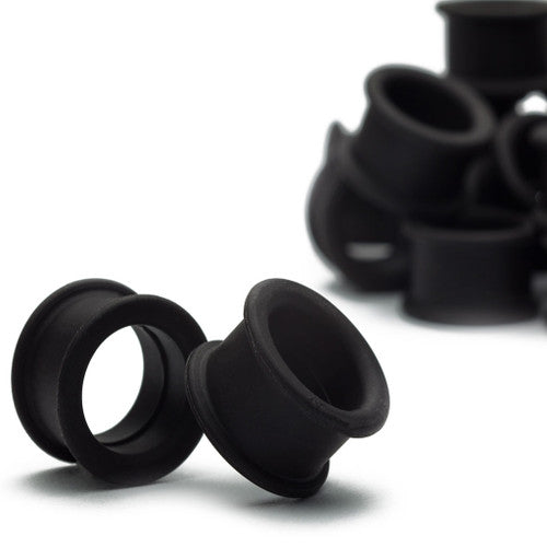KAOS Black Tunnels (6 gauge - 1 inch)