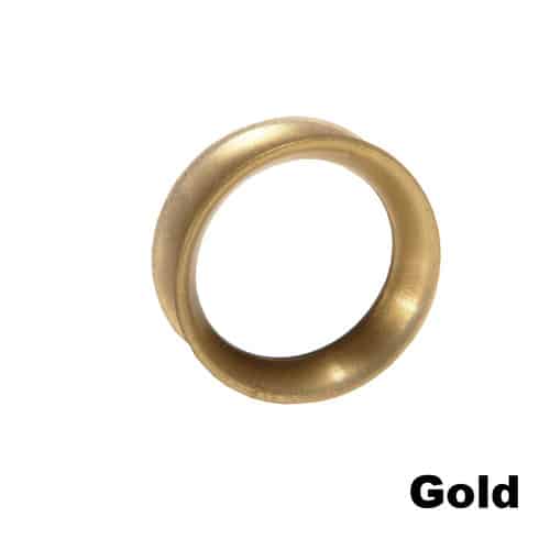 KAOS Gold Metallic Skin Eyelets -  (10 gauge - 3 inch)