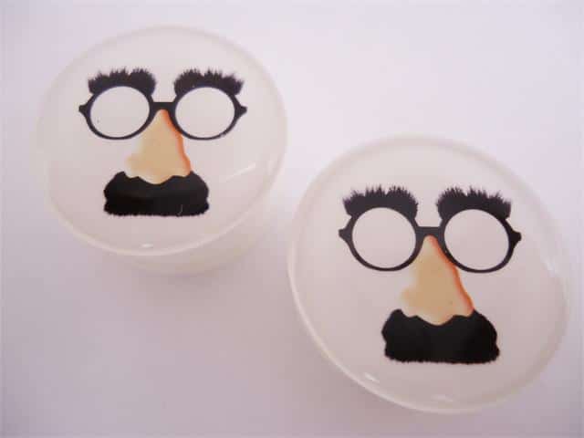 Glasses and Mustache Plugs (2 gauge - 1 inch)