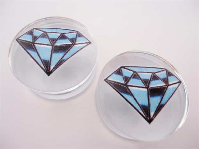 Blue Diamond Plugs (2 gauge - 1 inch)