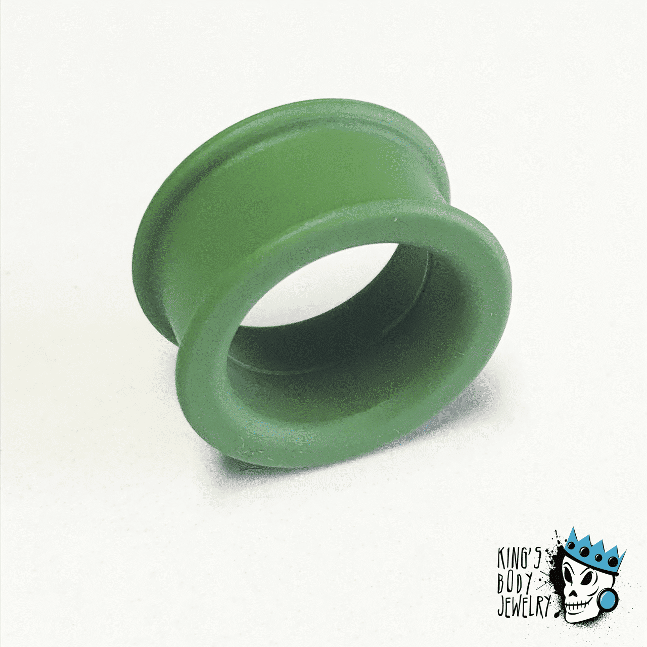 KAOS Olive Tunnels - (7/16 - 7/8 inch) --EXCLUSIVE COLOR!!