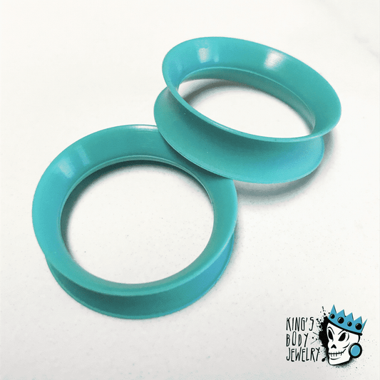 KAOS Teal Skin Eyelets- Exclusive Colors - (10 gauge - 7/8 inch)