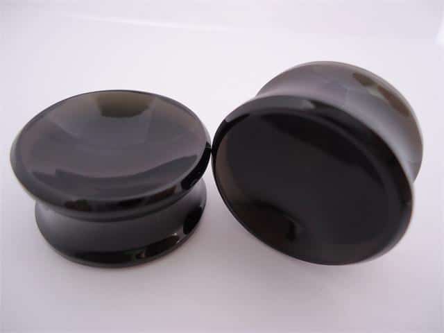 Gorilla Glass Concave Plugs (1/2" - 2 inch)