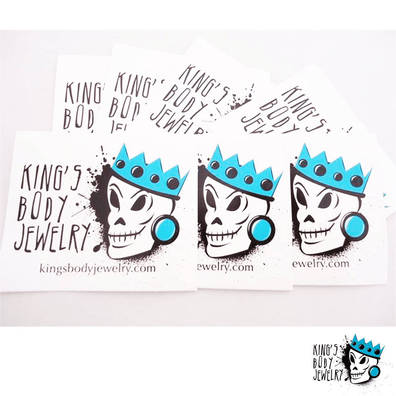 King's Body Jewelry Extra Stickers