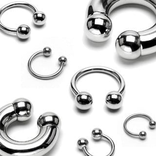 Titanium circular barbells (16 gauge - 2g)