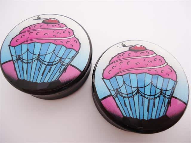 Stay Gold Cupcake Plugs (9/16 - 1 3/8 inch)