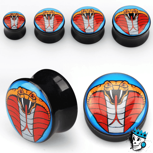 Cobra Acrylic Double Flare Plugs (6 gauge - 1/2 inch)